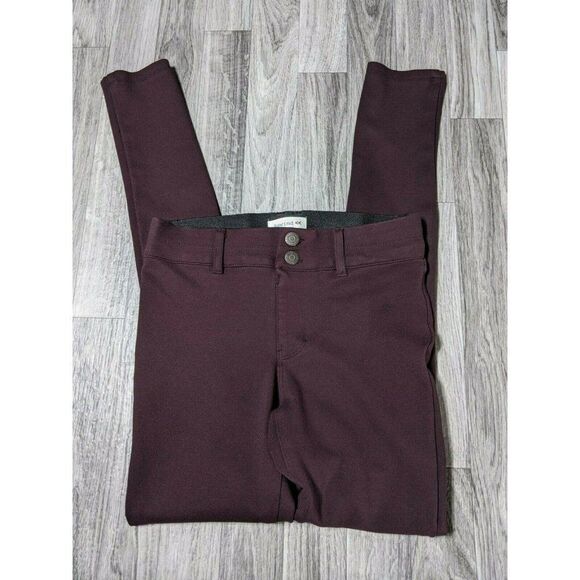 (3/$35) Rewind Stretchy Burgundy Red Pants - Picture 3 of 11